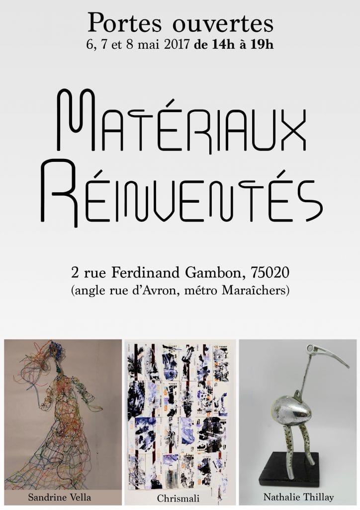 Affiche portes ouvertes atelier Gambon
