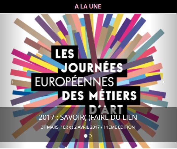 Journées européennes des métiers d'art