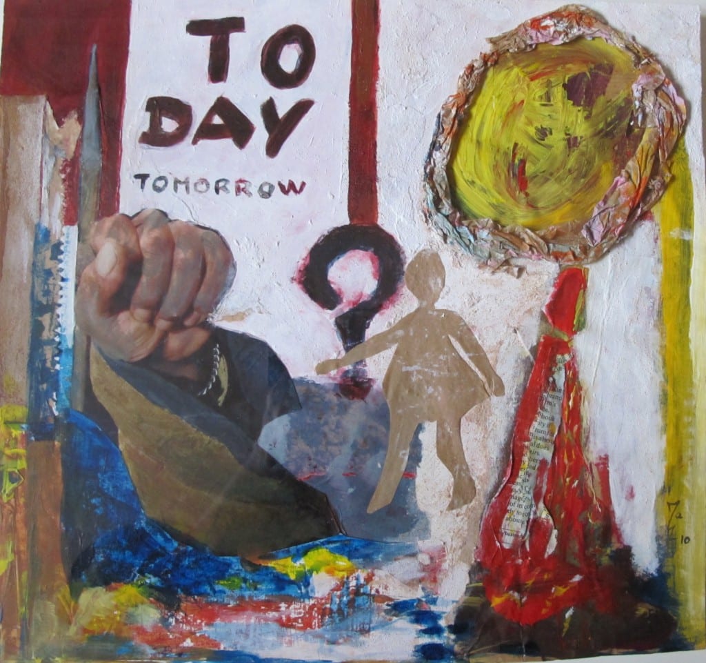 Today Tomorrow - techniques mixtes - 30* 30