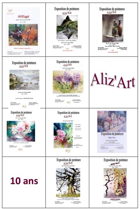 Aliz'Art 10 ans