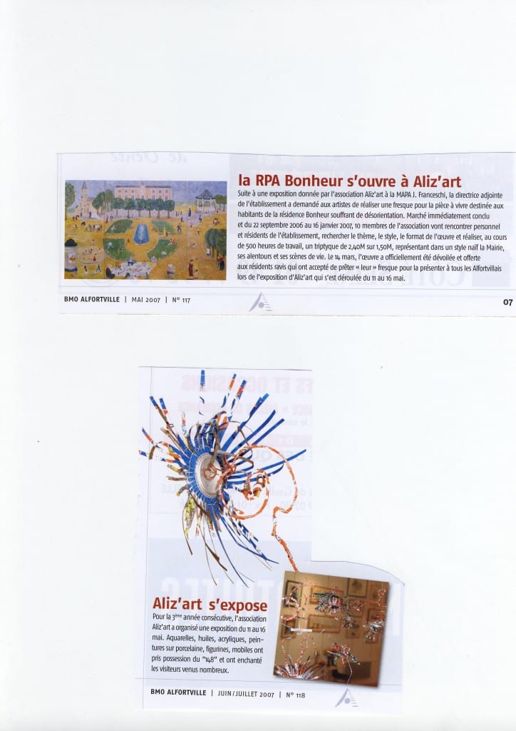 Chrismali et Aliz'Art 2007