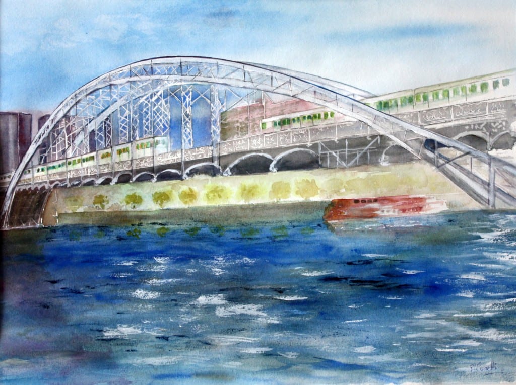 Mireille Caretti- viaduc d'Austerlitz