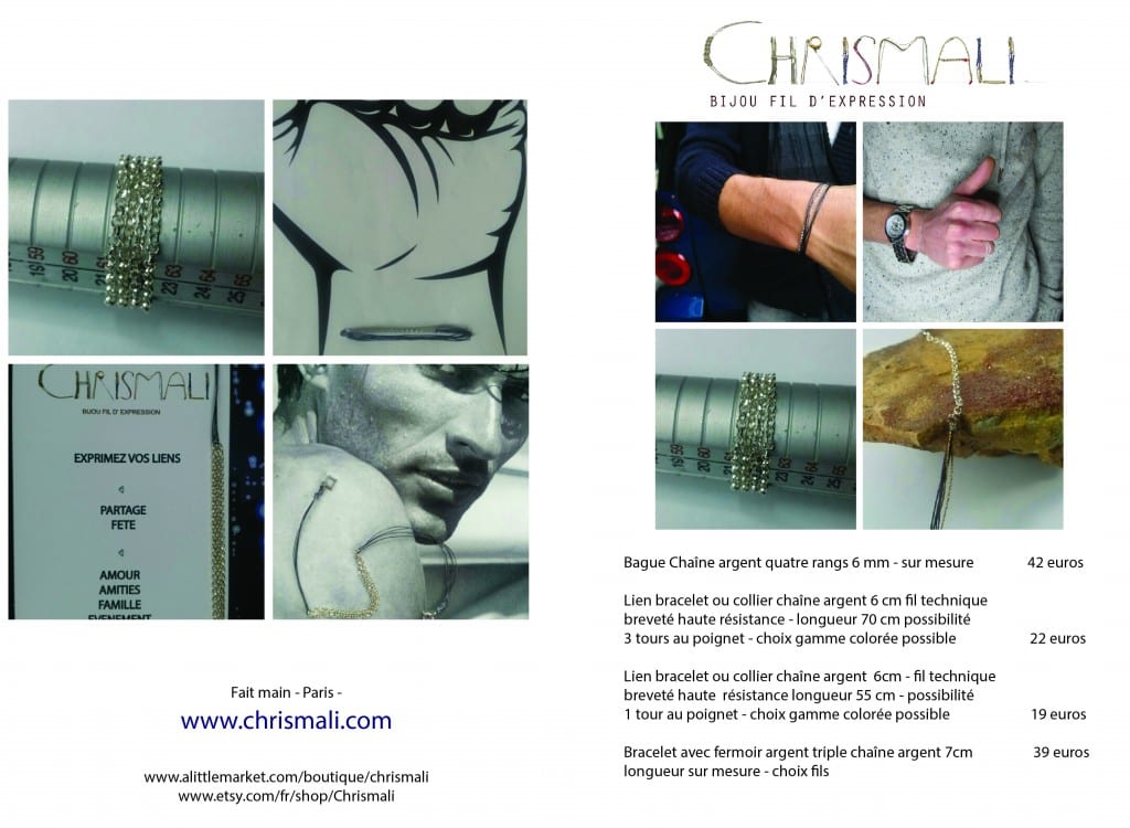 flyer homme gamme Chrismaliens