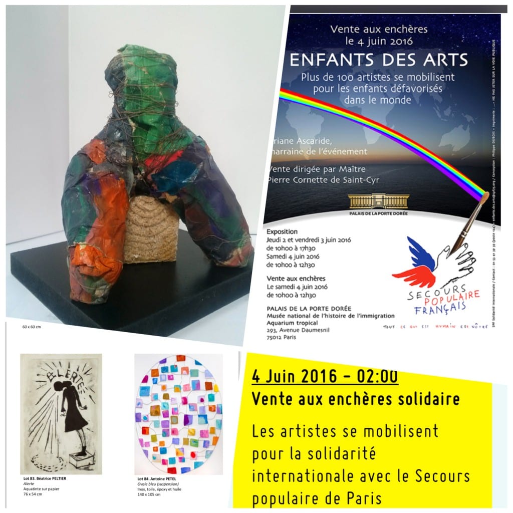 Vente aux encheres enfants des arts