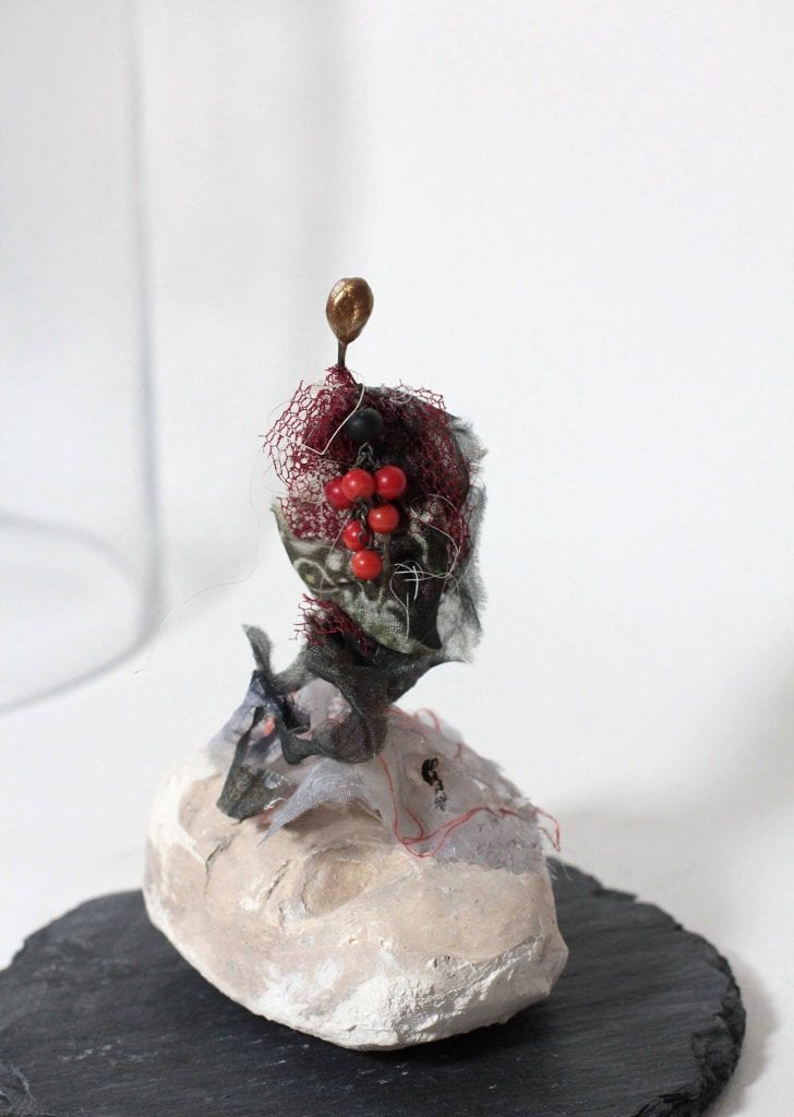 Chrismali- la dame aux fruits- expo du cercle des artiste de Paris