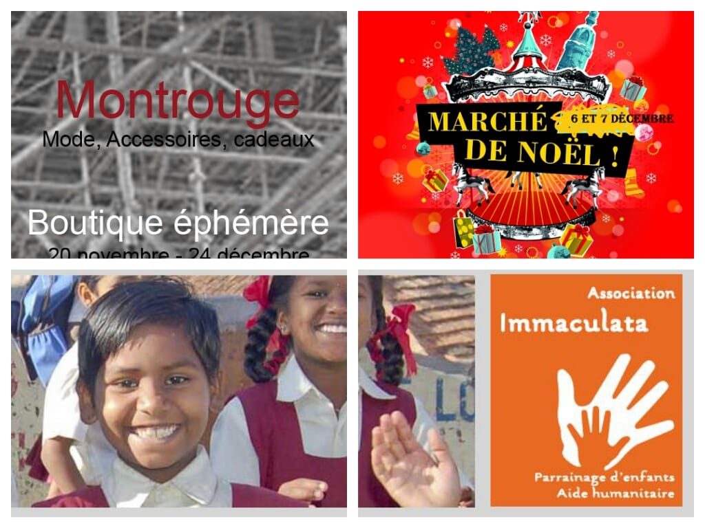 Du 20/11 au 24/12, boutique éphémère  ULUP à Montrouge – du 29/11 au 19/12, salon Immaculata  à Rueil- du 6 au 7/12, marché de Noel de créateurs à Alfortville