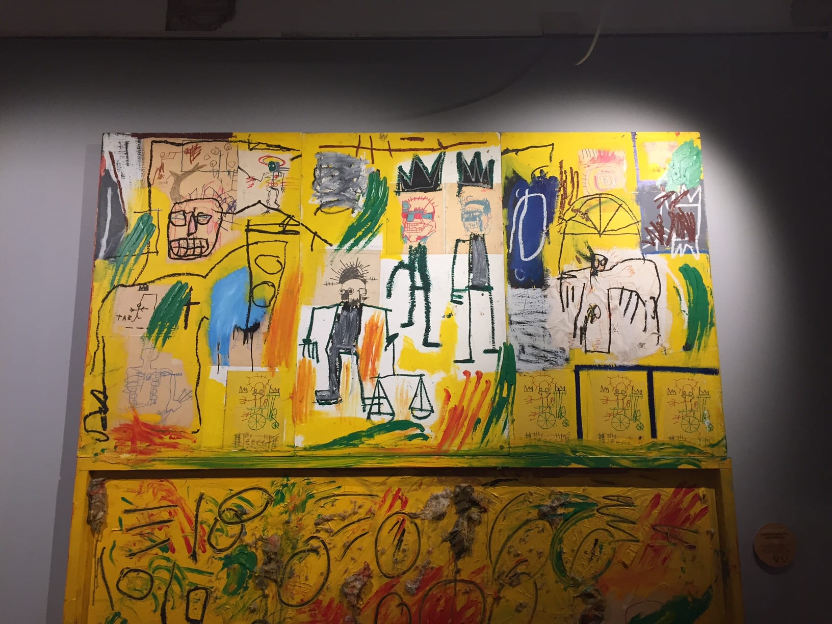 Jean-Michel Basquiat  –  oeuvres de la la collection Mugrabi – ROME