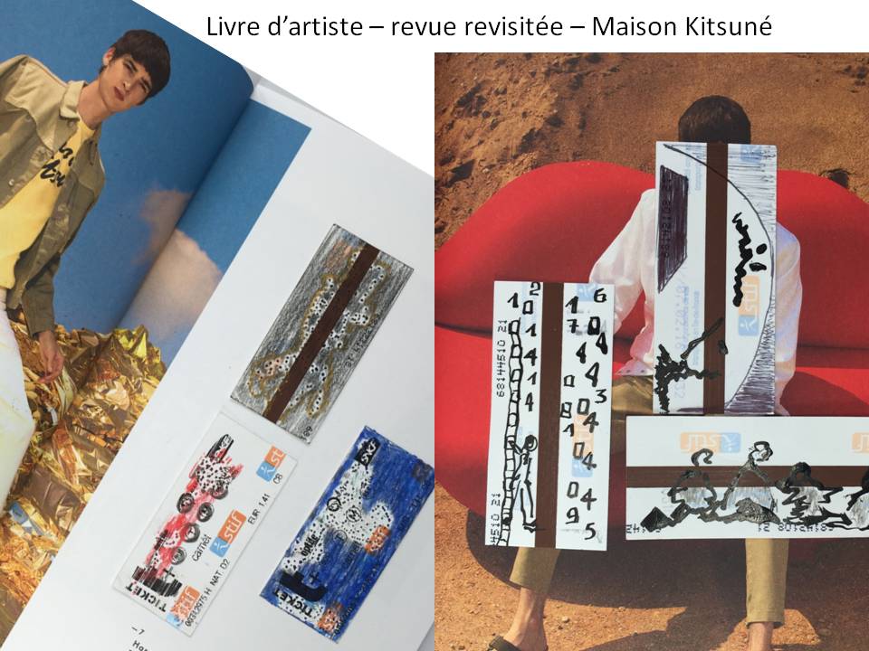 Re-vue - MAison Kitsune - livre d'artiste -Chrismali