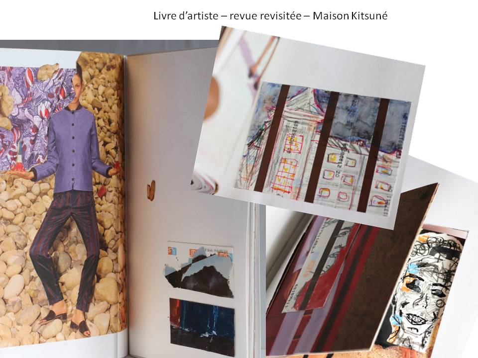 Re-vue - MAison Kitsune - livre d'artiste -Chrismali