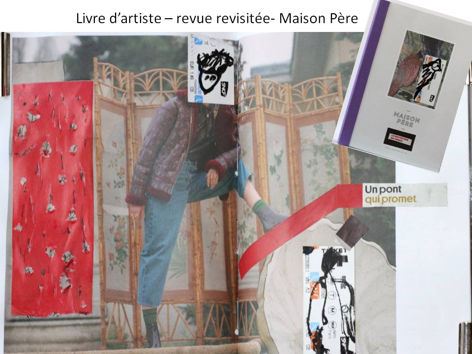 Re-vue - MAison Père - livre d'artiste -Chrismali
