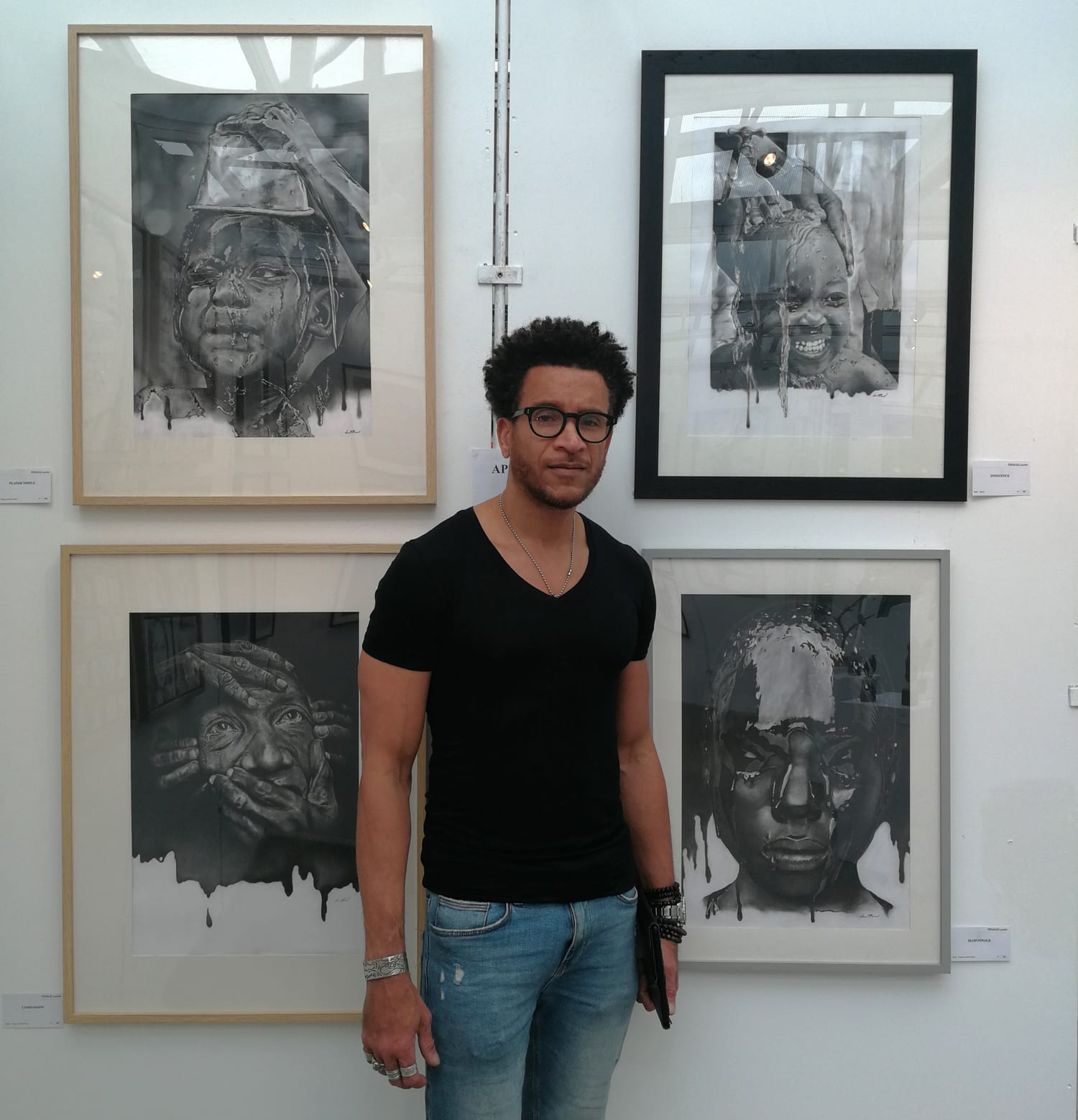 Lucien Pinaud – Portraitiste graphite – Expo du Cercle des Artistes de Paris
