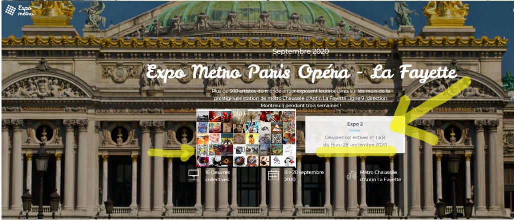 Expo Paris métro