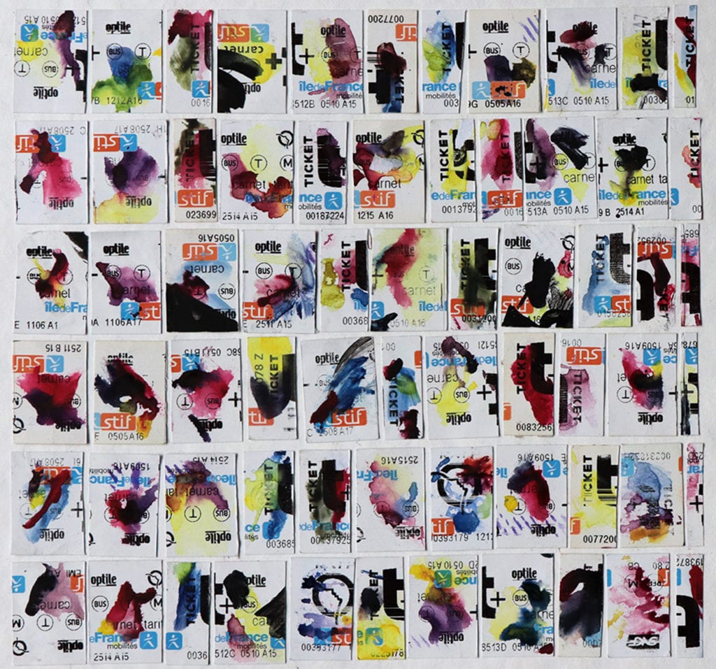 comme des timbres en couleurs