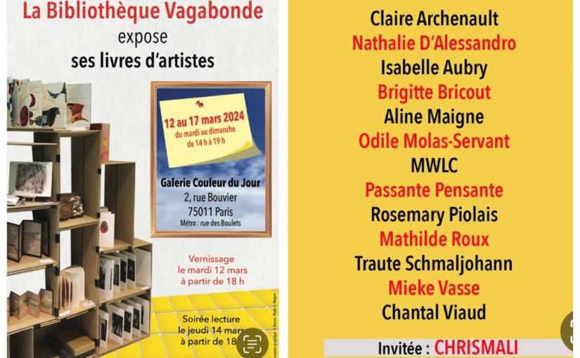 Bibliothèque Vagabonde et expositions